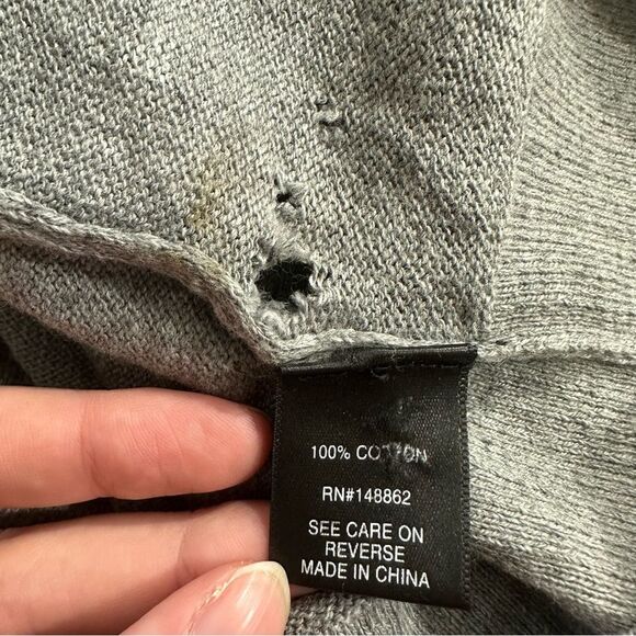 Torrid Grey High Neck Cold Shoulder Knit Sweater Dress NWT Size 1X Flawed - Picture 11 of 16